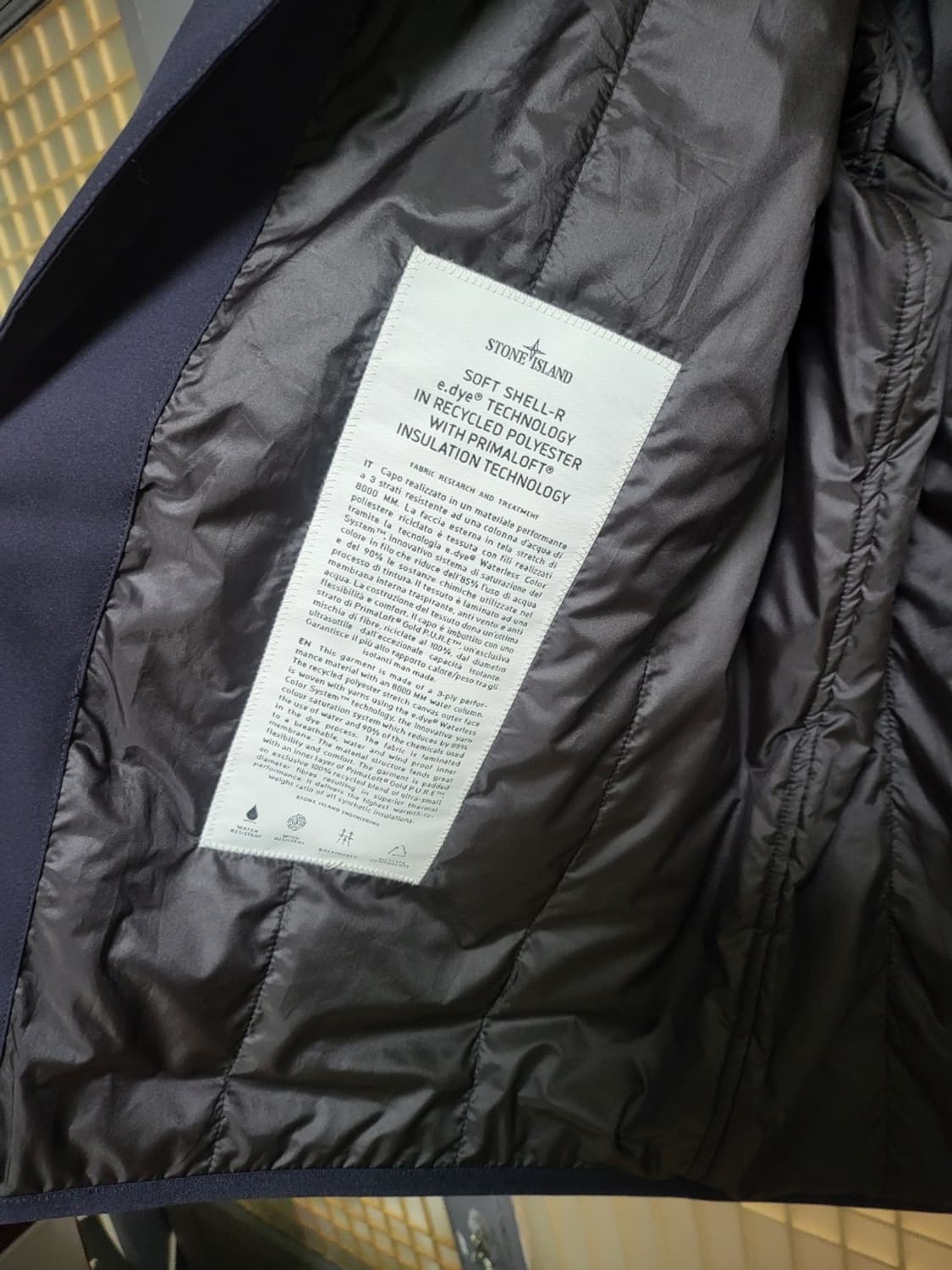 [XXL]스톤아일랜드 프리마로프트 소프트쉘 자켓 상품이미지8