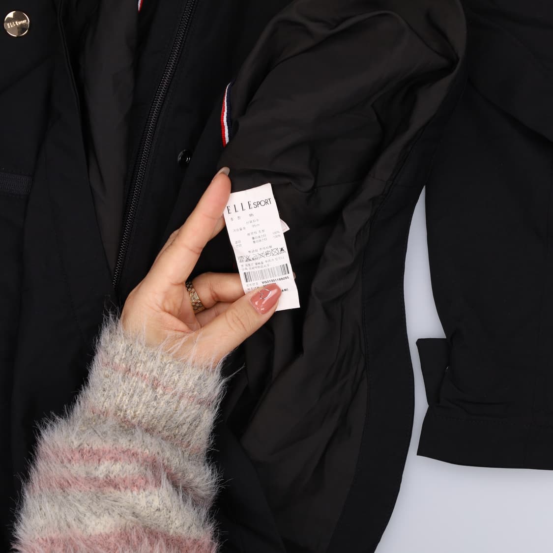 [95] 엘르 스포츠 기능성 후드 바람막이 자켓 1222J 상품이미지5