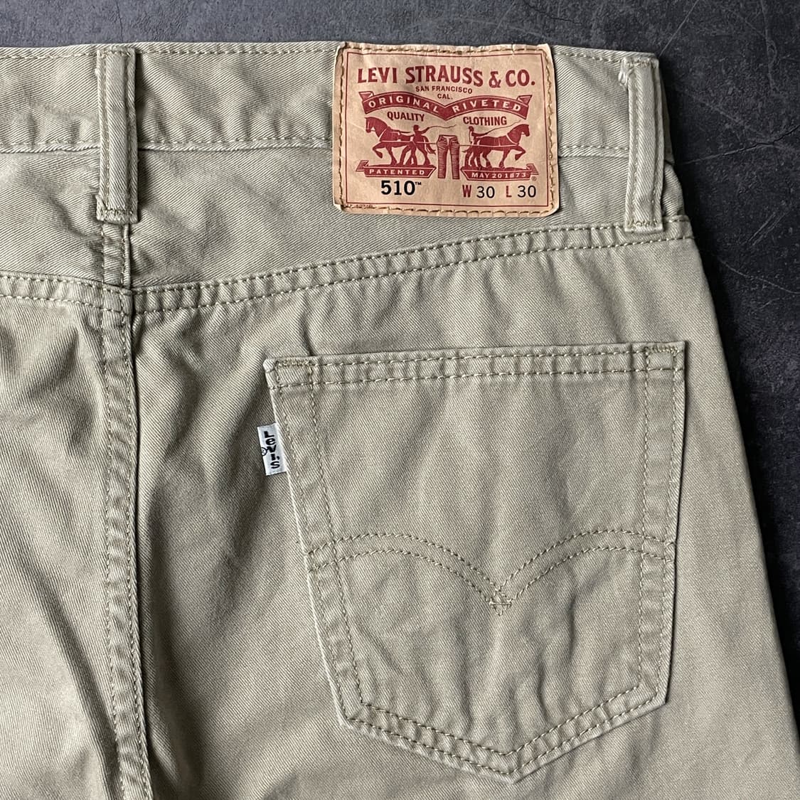 LEVI'S 리바이스510 빈티지 베이지 코튼 팬츠 상품이미지7