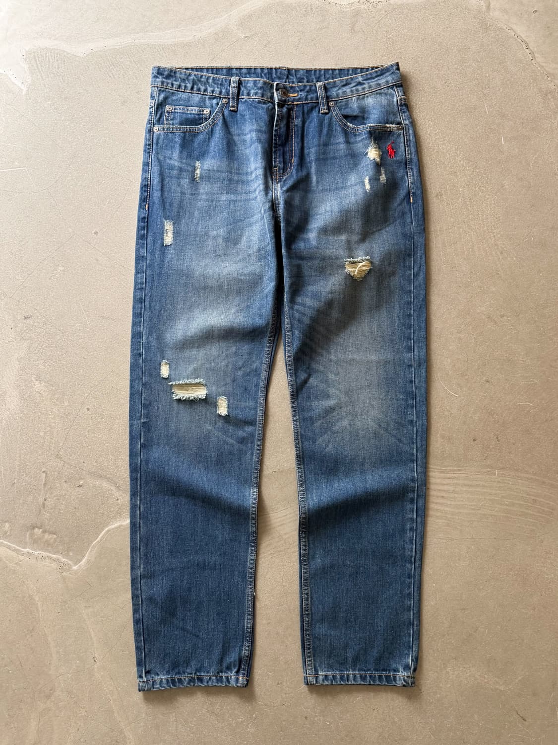 Polo Ralph Lauren Distressed Denim Jeans 상품이미지1