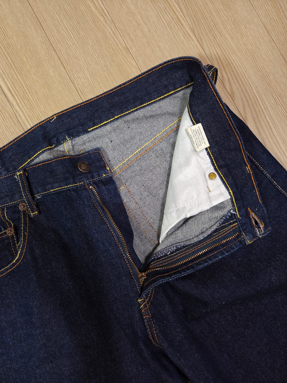 에비수 코이피쉬 자수 레귤러 핏 데님 팬츠 상품이미지8