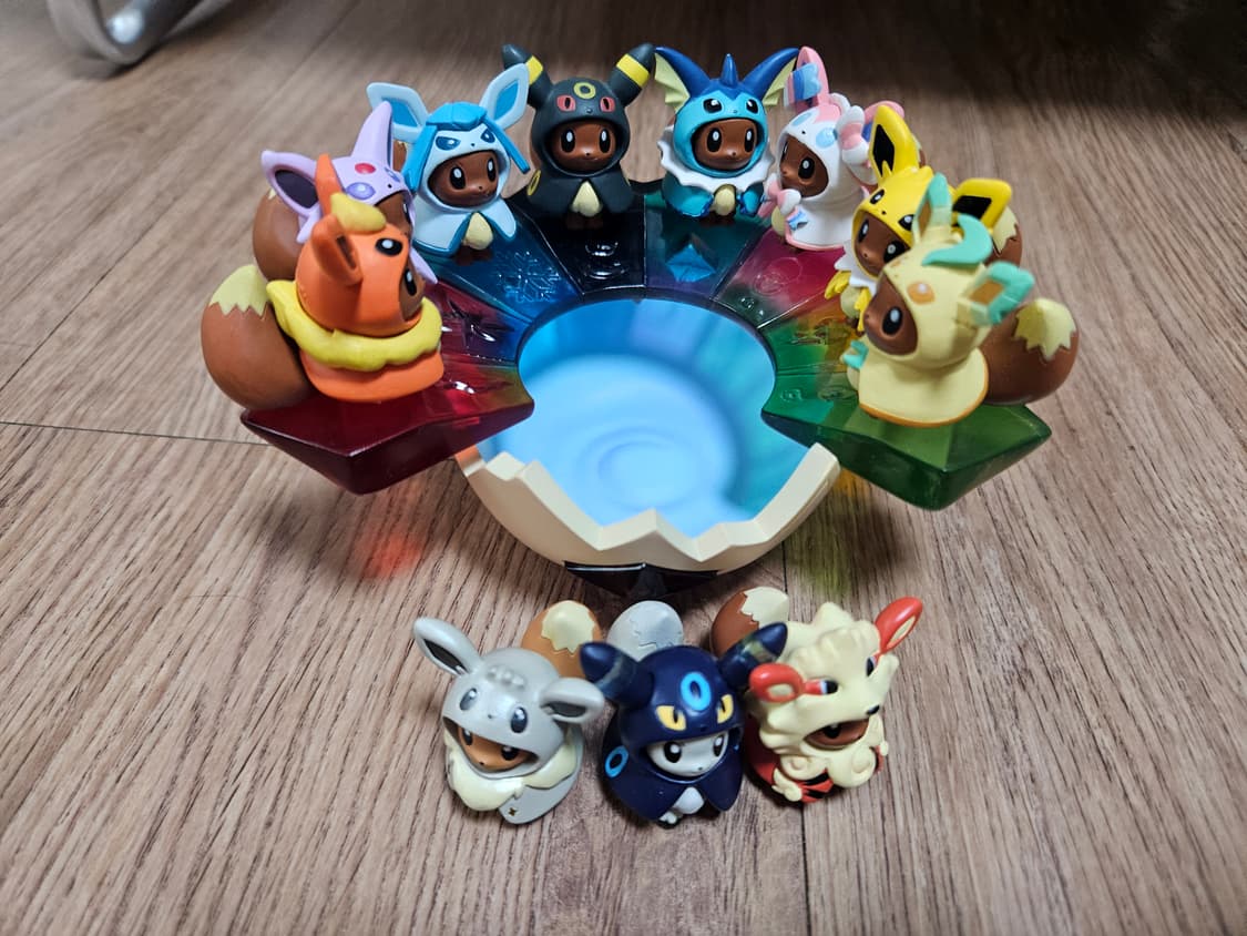 포켓몬 판쵸 이브이 세트,레진 에그 일괄판매 상품이미지2