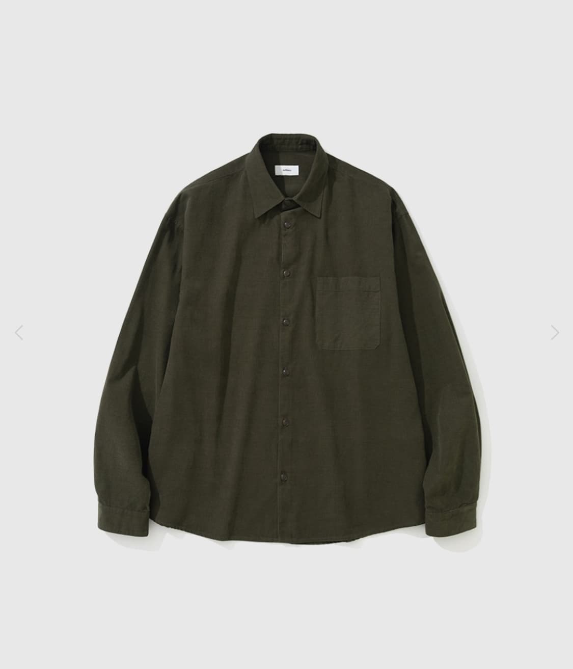 마이라이브러리 109 Corduroy Shirt - Dust Olive 상품이미지1
