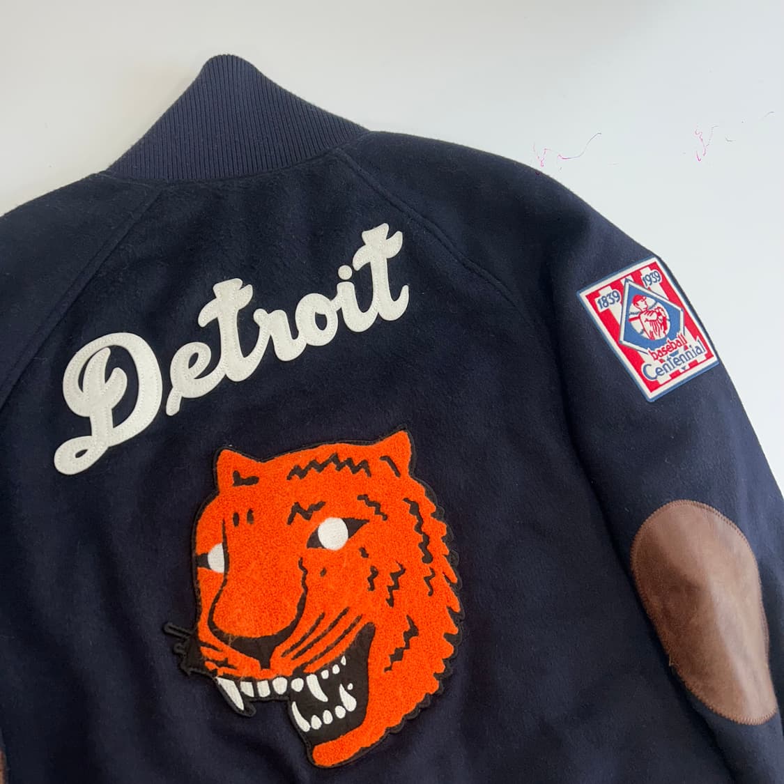 New Era 뉴에라 디트로이트 네이비 바시티 자켓  상품이미지8