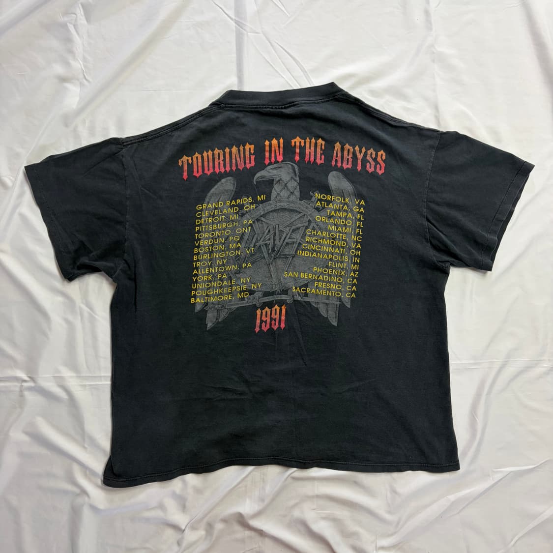 [XL] 90s 빈티지 슬레이어 투어 티셔츠 상품이미지3