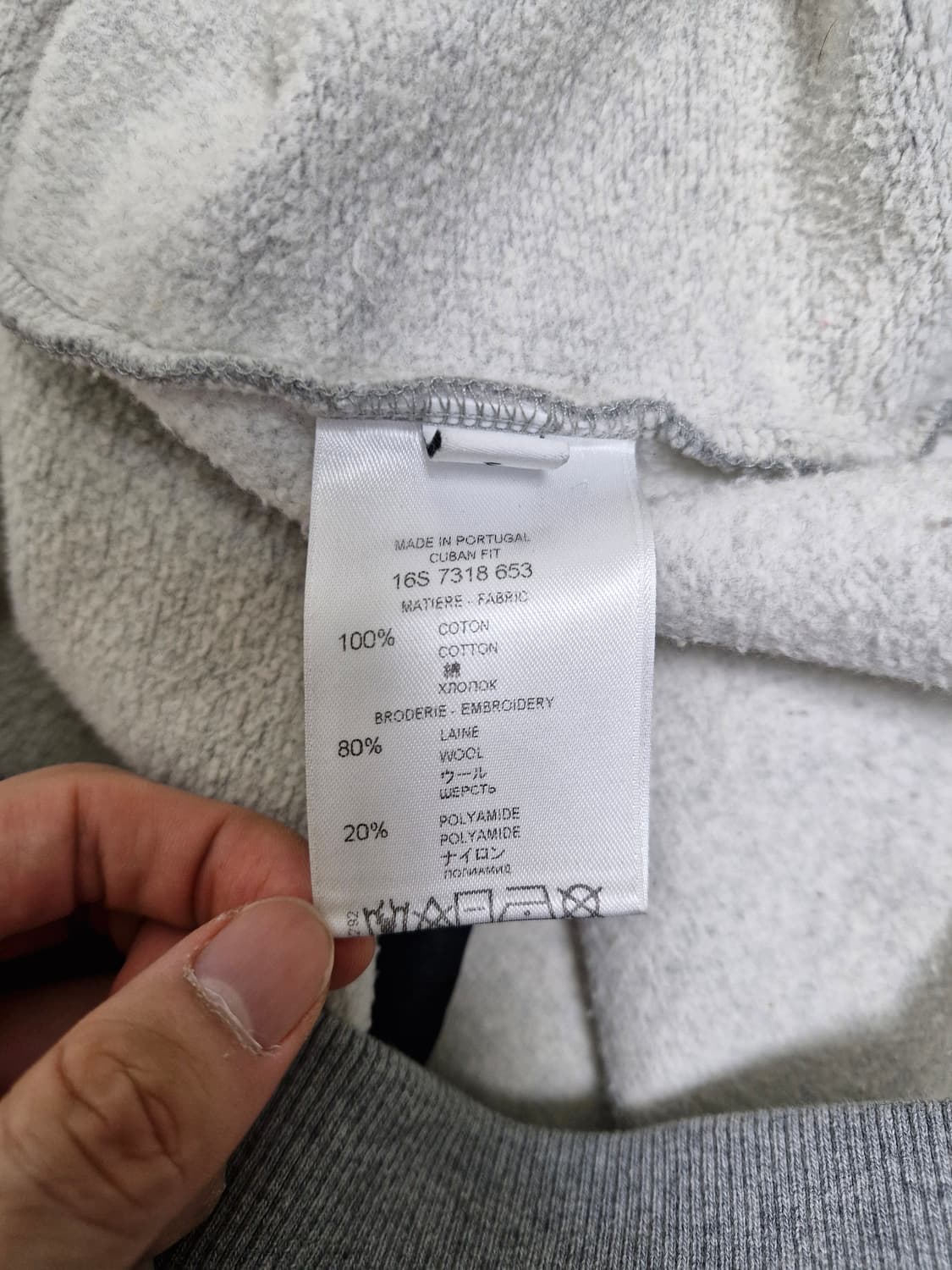 [S] 지방시 SS16 로트와일러 그레이 스웻셔츠 상품이미지6