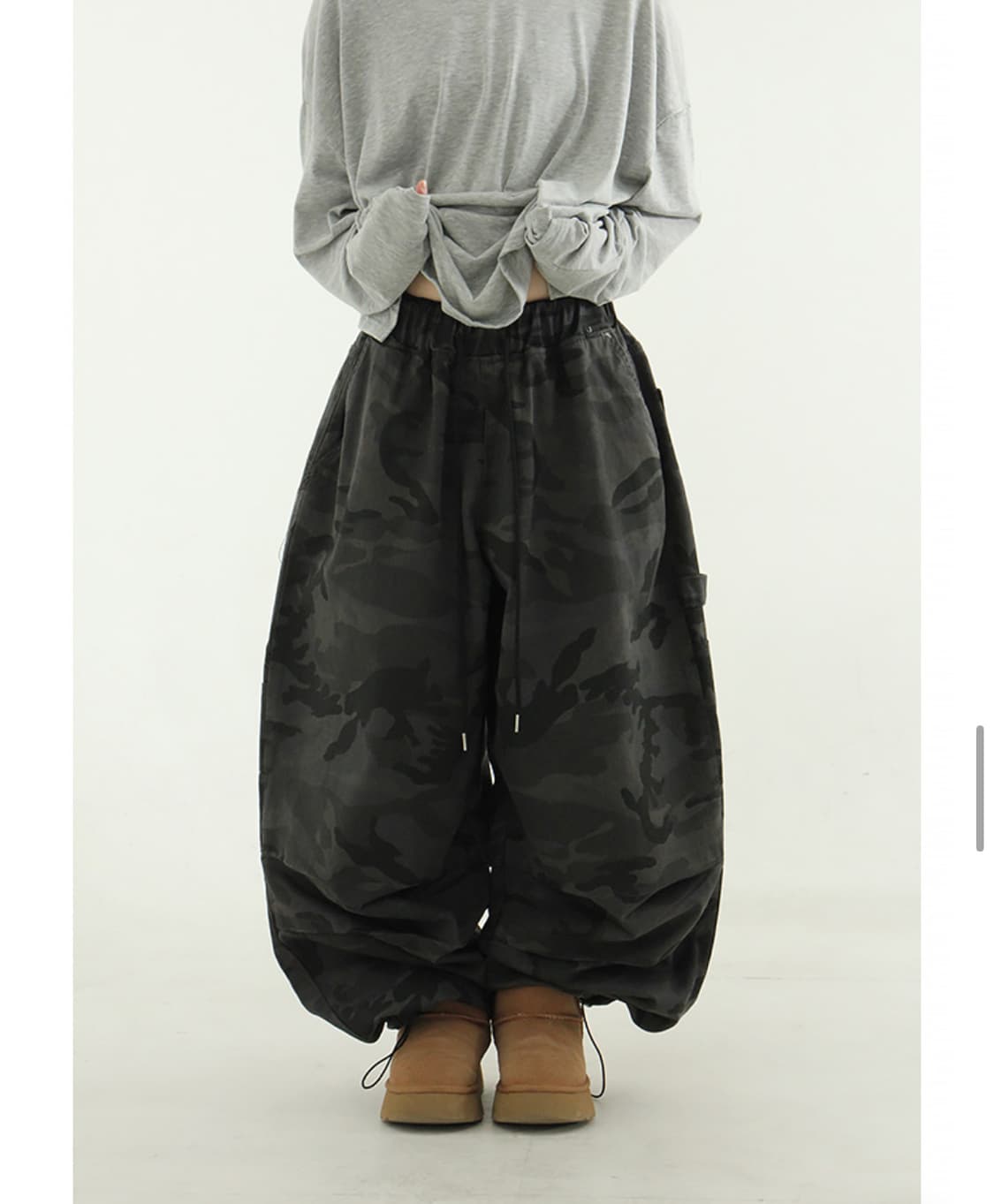 로컬맨션 카모 카펜터 벌룬 밴딩 팬츠 상품이미지3