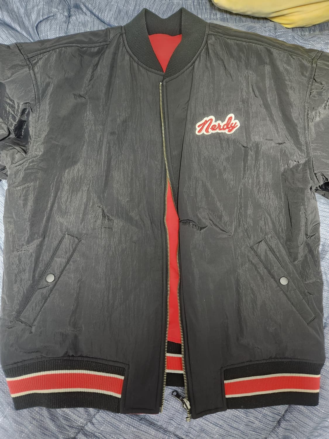 널디 리버시블 바시티 자켓 상품이미지3