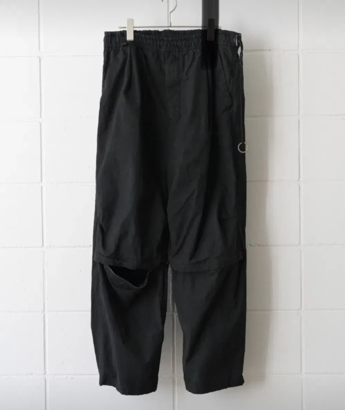 [1] 바벨 오브젝트 dyed knee 팬츠 블랙 상품이미지2