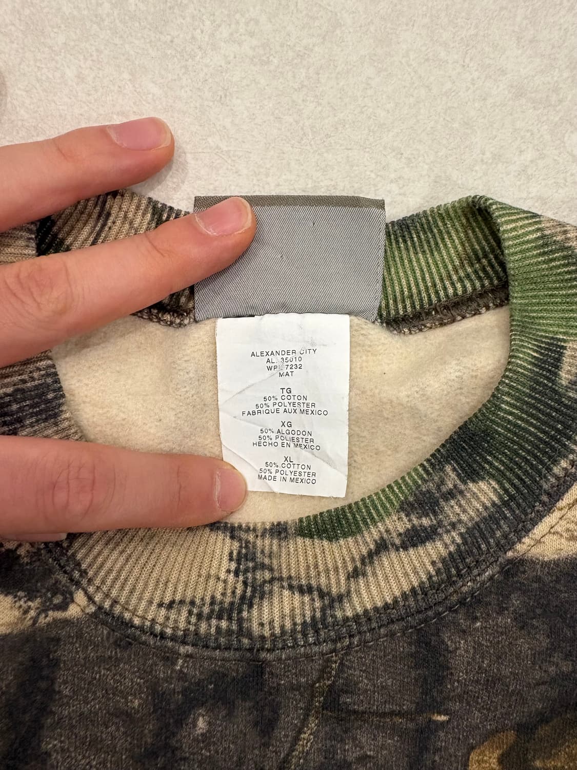 리얼트리카고 패턴 맨투맨 상품이미지4