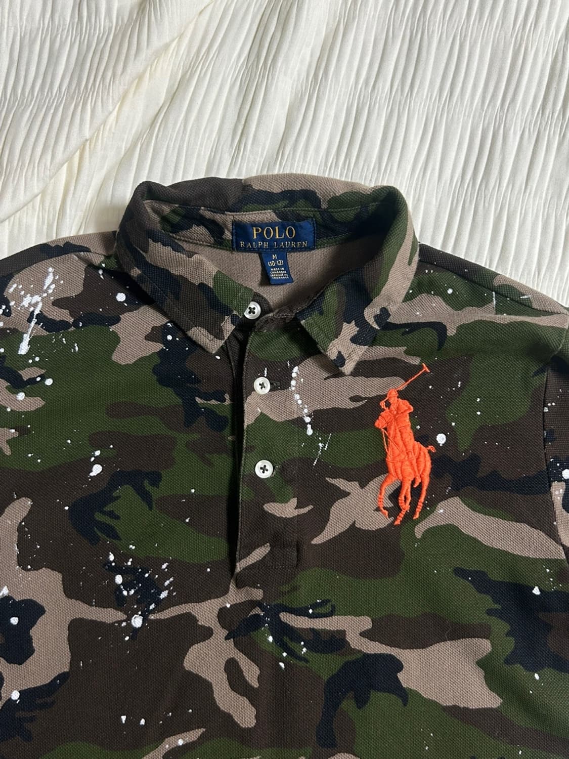 POLO ralph lauren 페인팅 카모 pk 티셔츠 상품이미지2