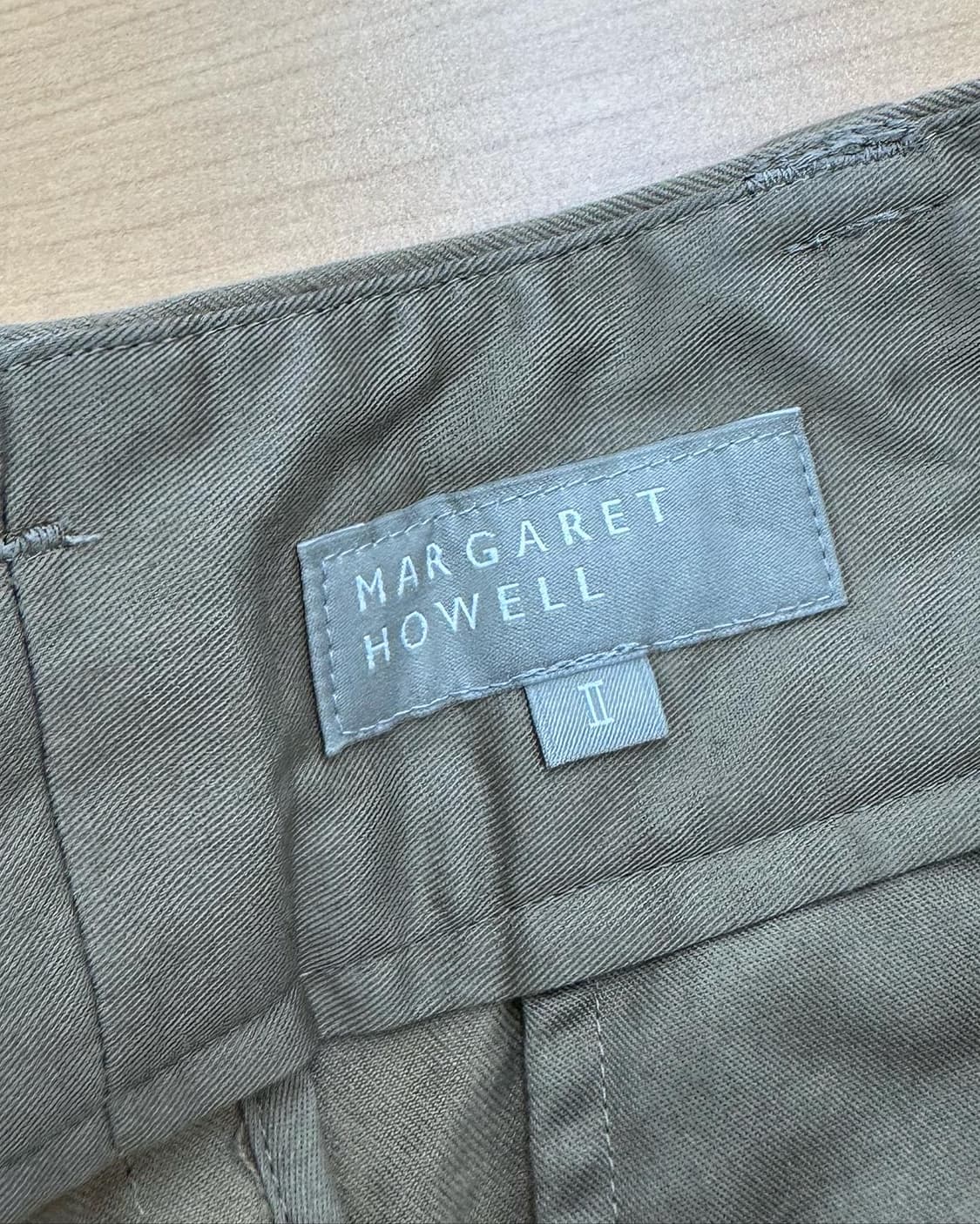 마가렛호웰 브라운 포켓 코튼 미디 스커트 상품이미지8