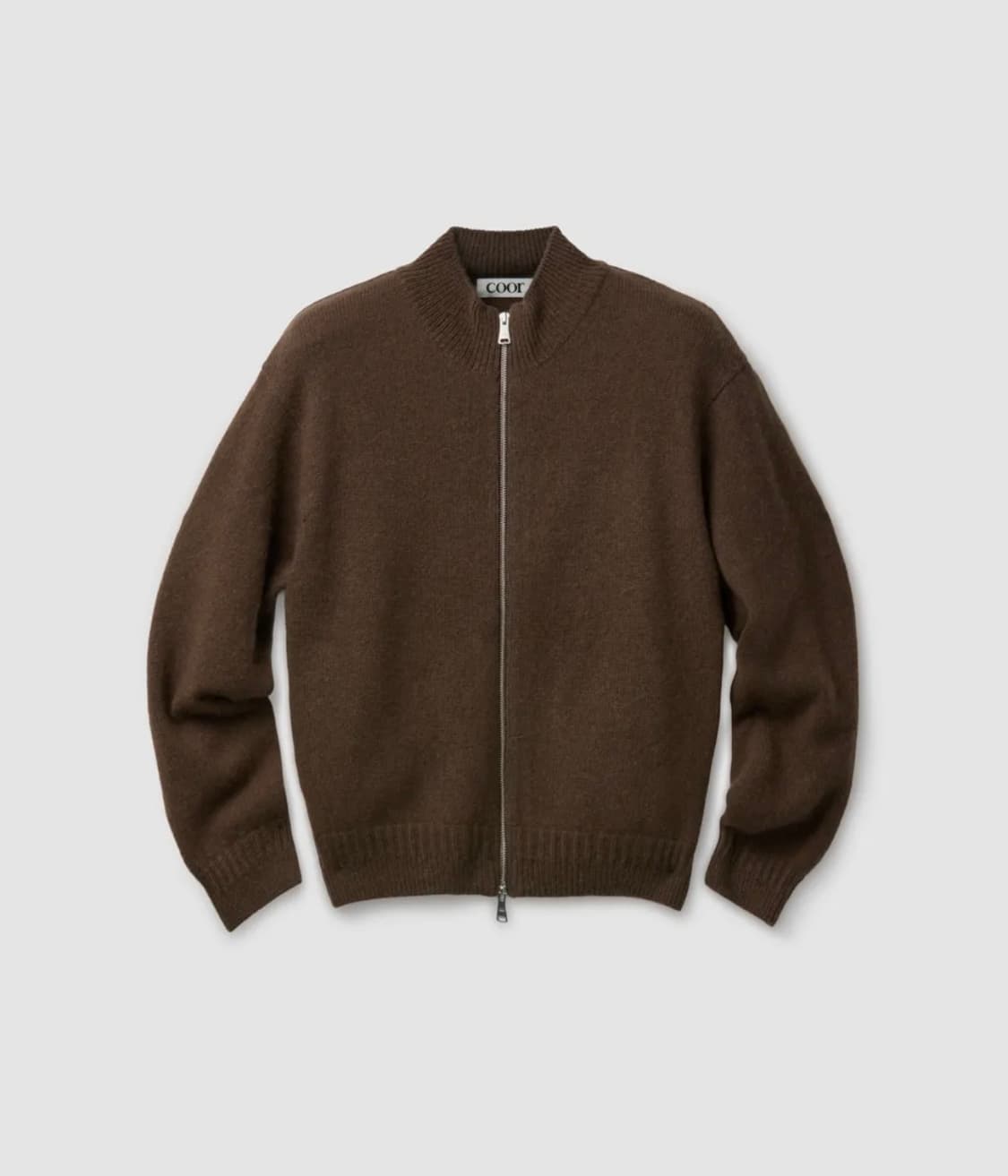 (새상품) 쿠어 알파카 블렌드 니트집업 스웨터 상품이미지1