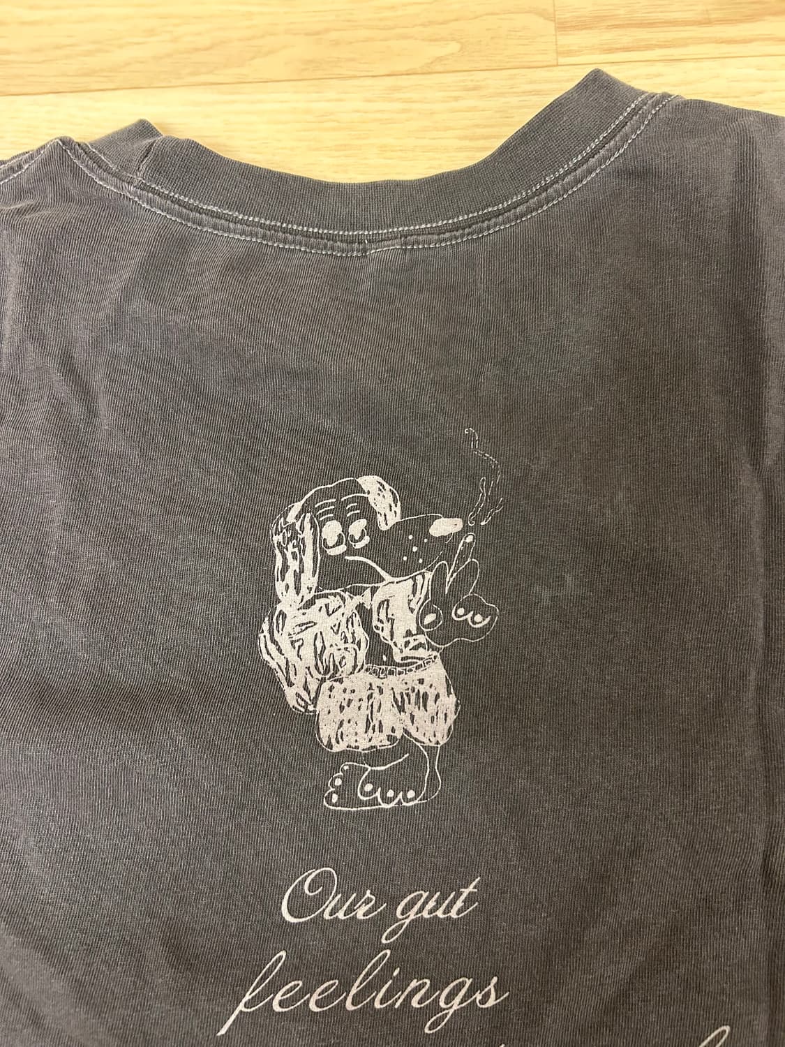 폴리테루 블루독 티셔츠 퍼플차콜(2) 상품이미지4