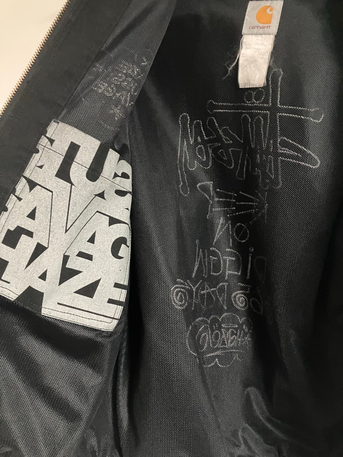 stussy x haze x carhartt 10주년 덱자켓 상품이미지4