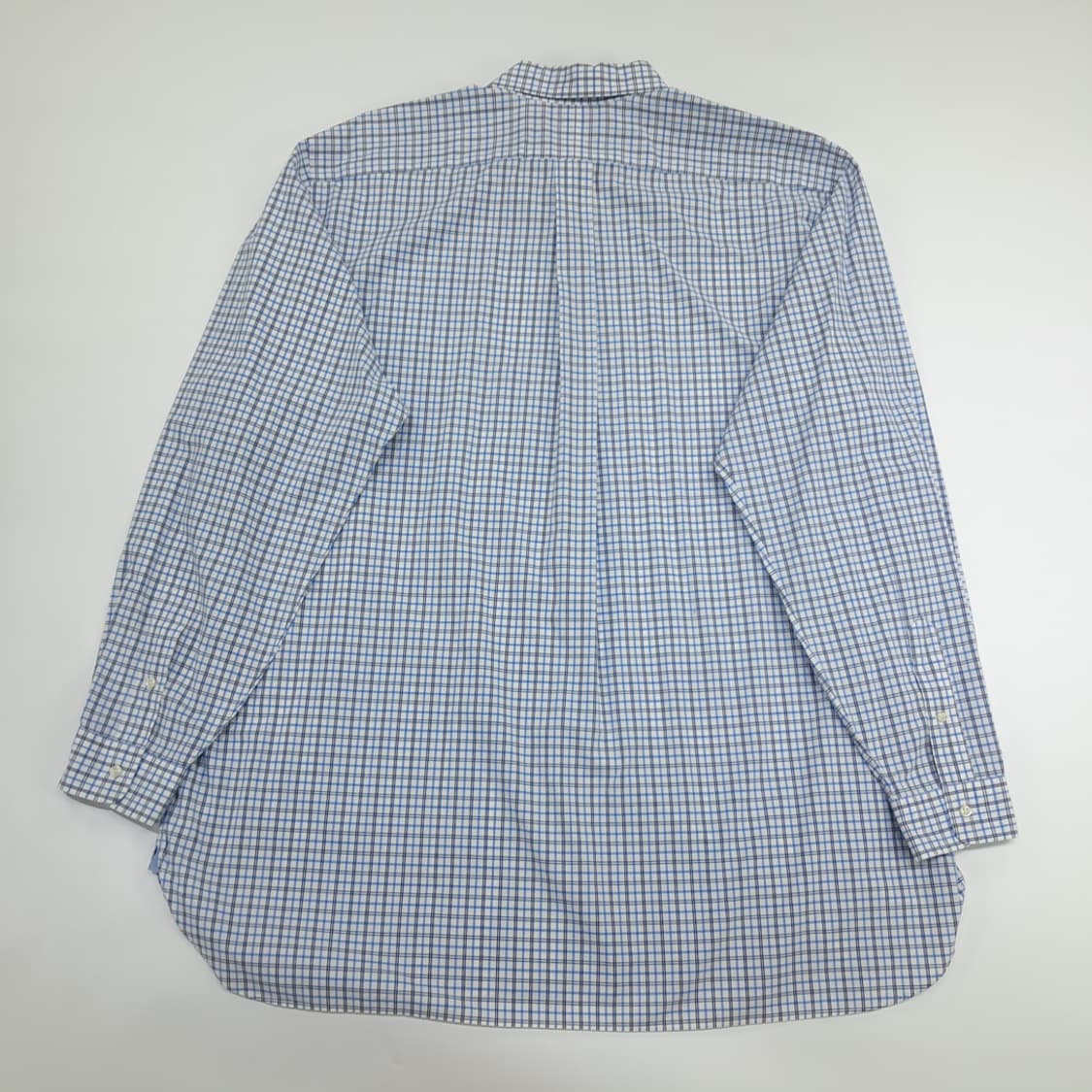 Co945 2XL Tall 폴로 랄프로렌 블루블랙 윈도우페인 긴팔 셔츠 상품이미지7