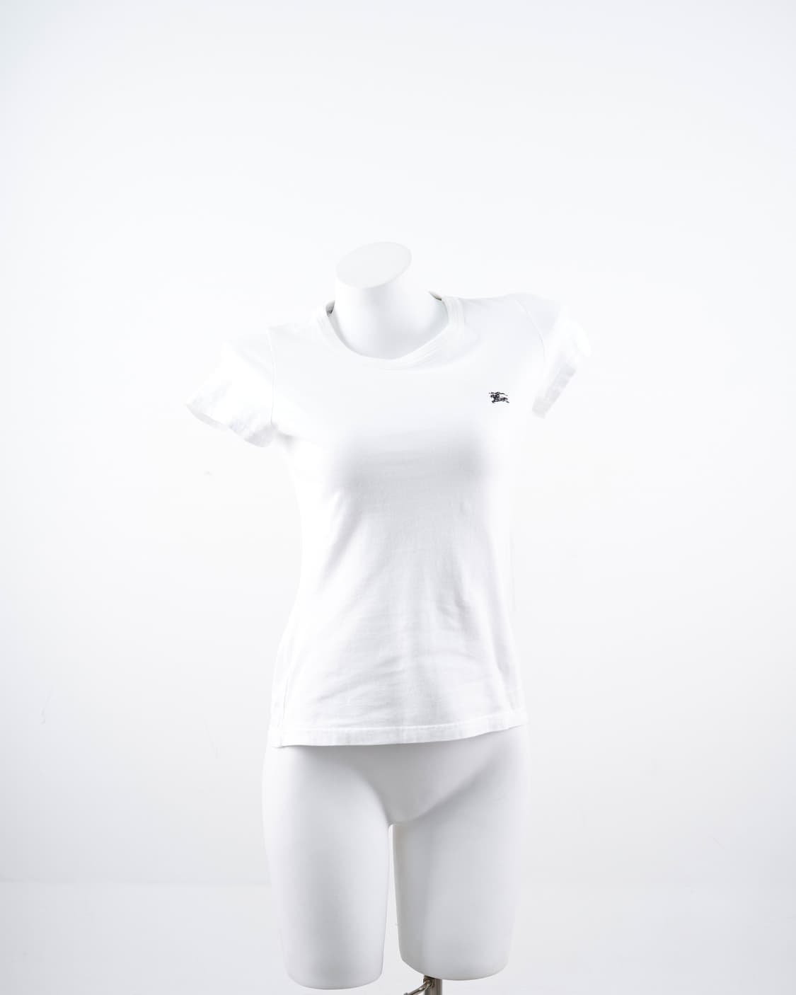 Burberry 블루라벨 로고 화이트 반팔티 상품이미지1