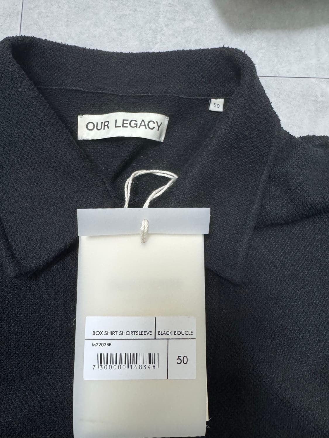 아워레가시 our legacy 블랙 셔츠 50 오라리 코모리 나이스네스 상품이미지4