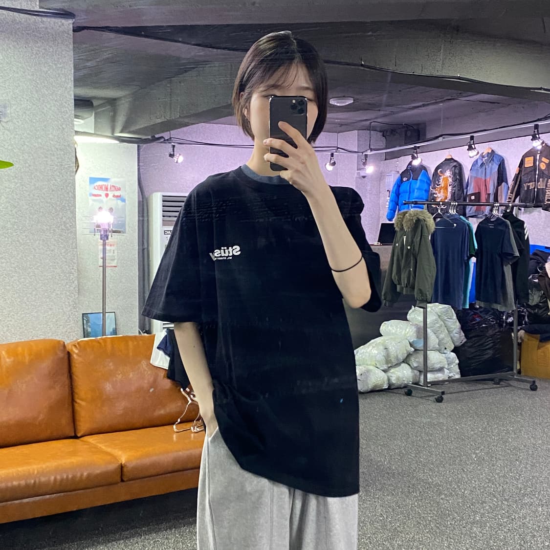 스투시 스몰로고 에잇볼 반팔티 B2428 상품이미지1