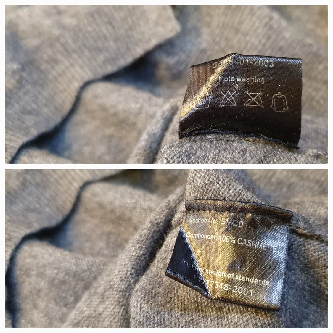 66.Cashmere 라운드니트(그레이)  상품이미지8