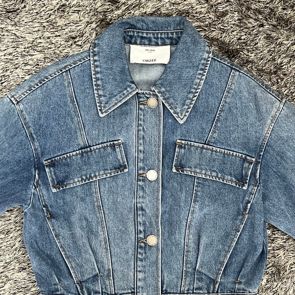 한섬 OBZEE 오브제 여성 데님자켓 (82) 상품이미지2
