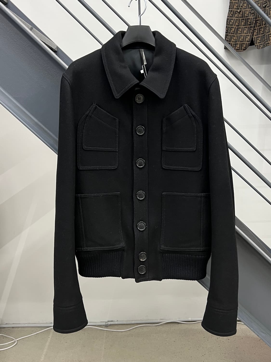 디올옴므 06AW 멀티포켓 울 블루종 자켓 상품이미지1