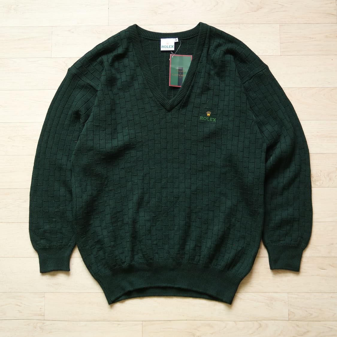 [Made in Scotland] 빈티지 OG 롤렉스 메리노 울 스웨터 상품이미지2