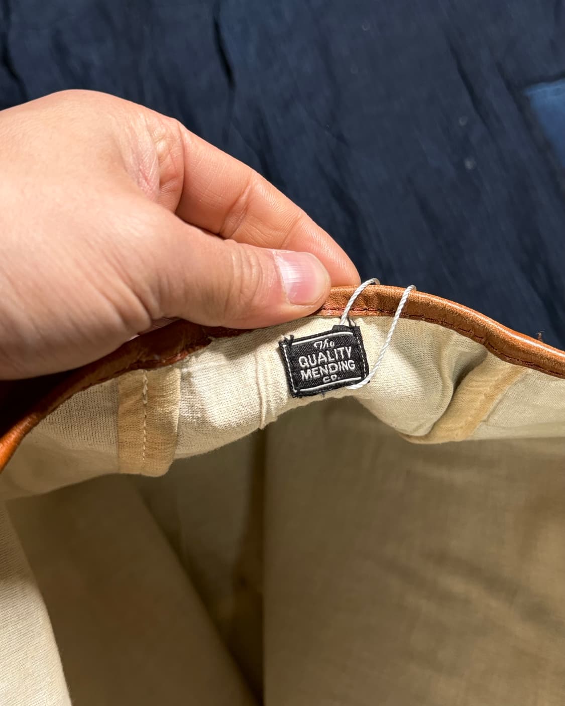 더 퀄리티 멘딩 캔버스 토트백 상품이미지5