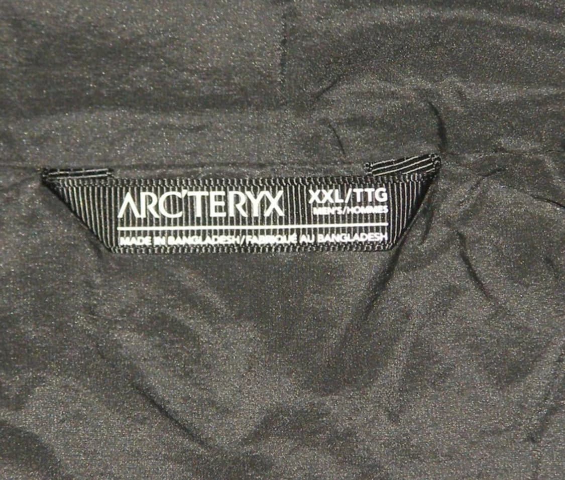 아크테릭스 아톰 후디 바람막이 자켓 블랙 2XL 상품이미지5