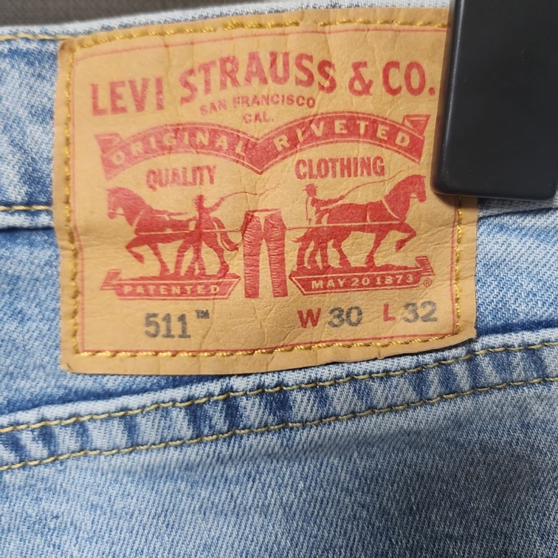 [30] 리바이스 511 연청 데님 청바지 상품이미지3