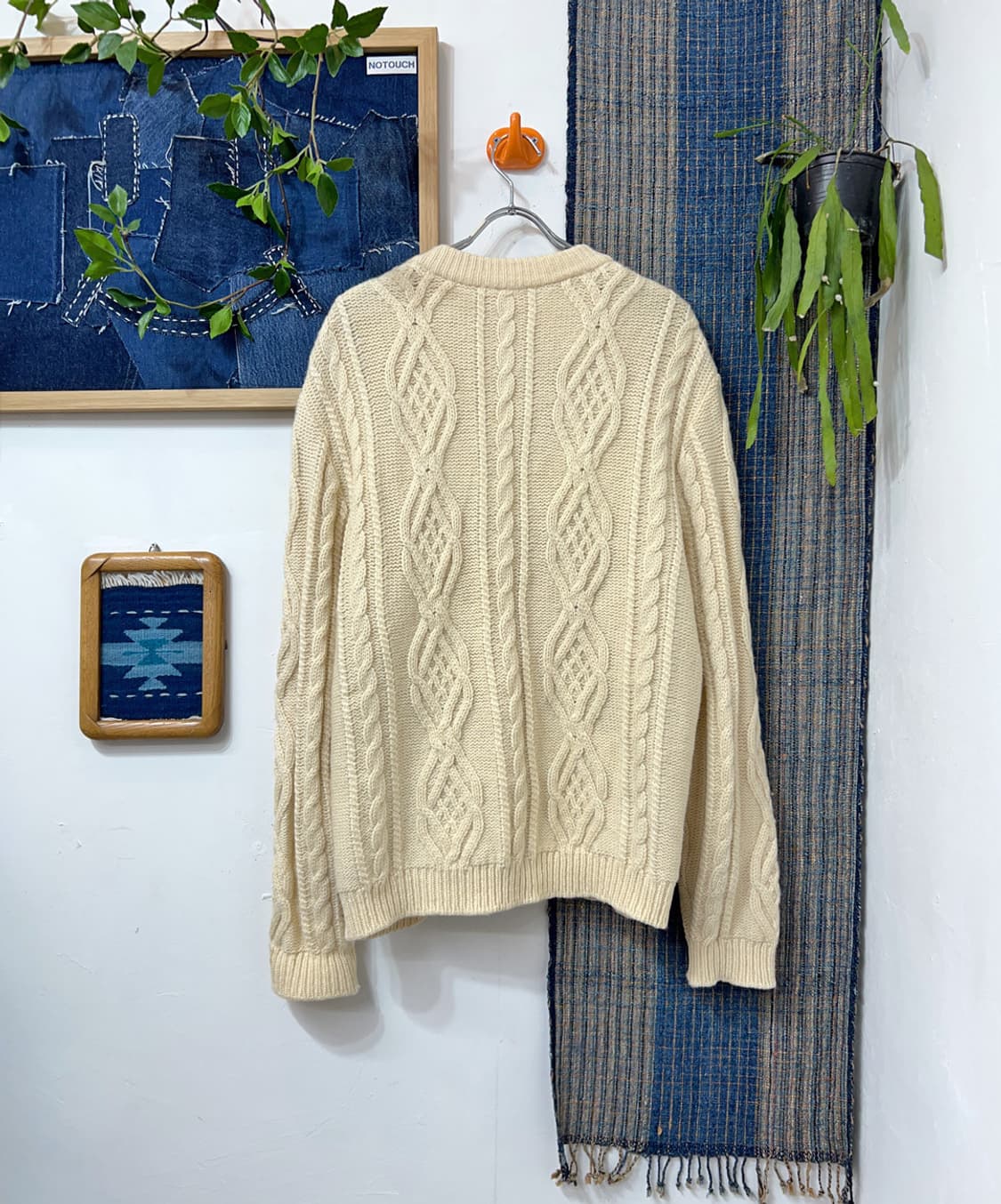MOSCHEN Cable Knit Wool Cardigan 상품이미지2