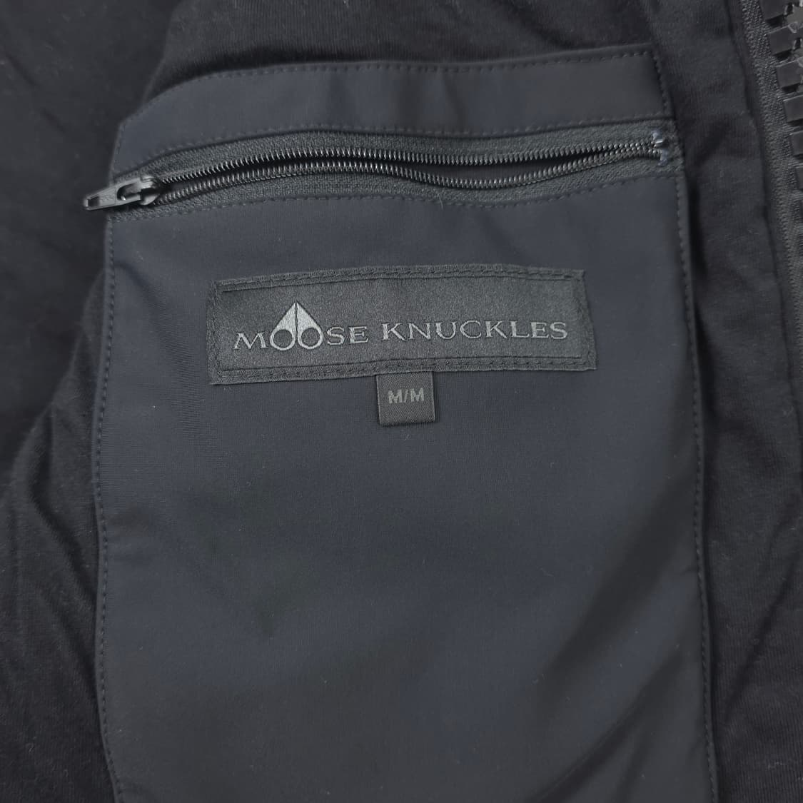 무스너클 사글렉 플리스 집업 블랙 (M) 상품이미지7