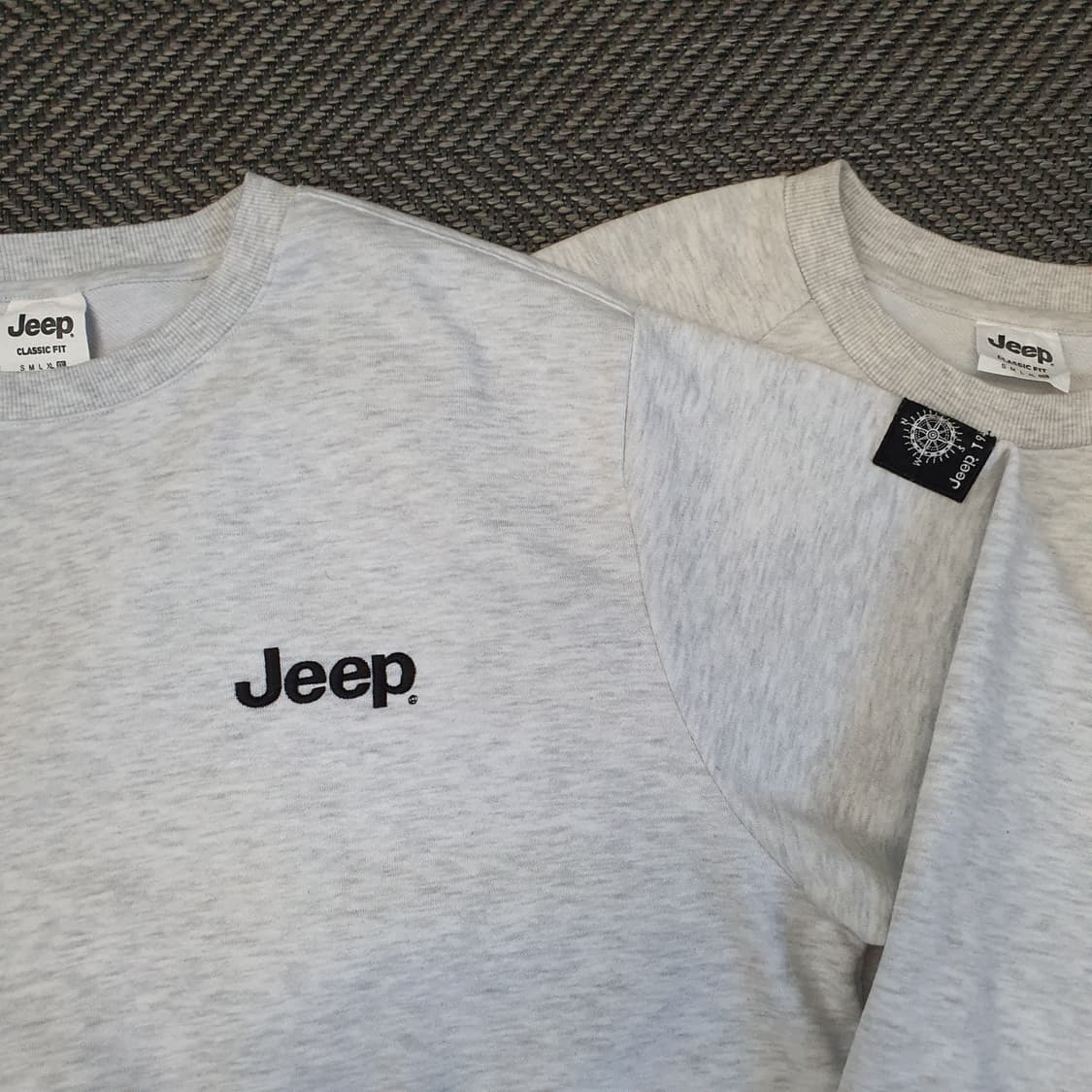 지프 오버핏 맨투맨 남자110 (2벌가격) 상품이미지4