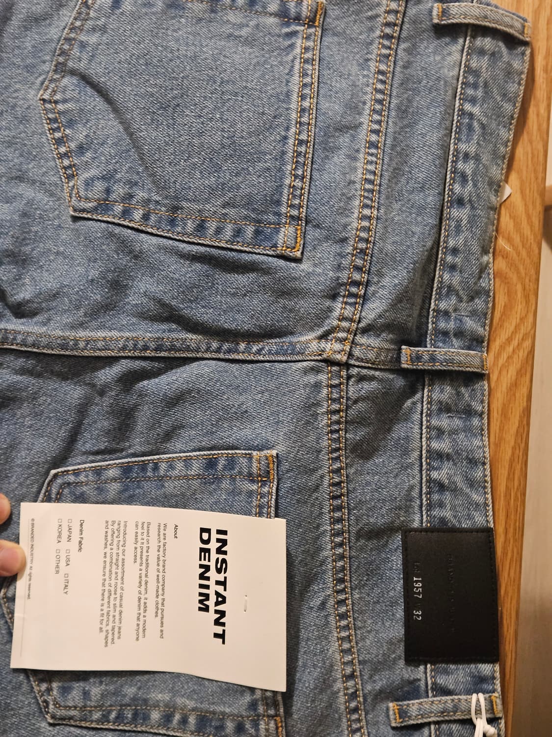 브랜디드 1957 와이드 데님 팬츠 (새상품) 상품이미지4