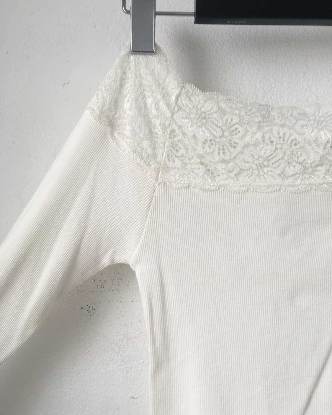 lace point ribbed sleeve 상품이미지3