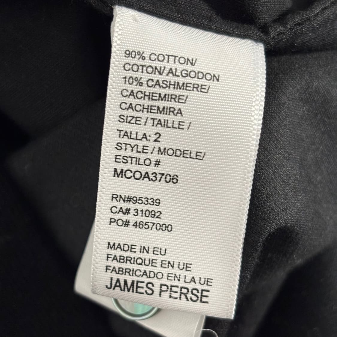 2) 제임스펄스 james perse 24AW 캐시미어 코듀로이 셔츠 상품이미지5