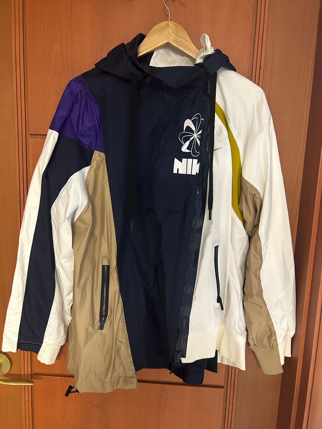 나이키 X 사카이 더블 집업 자켓 상품이미지1