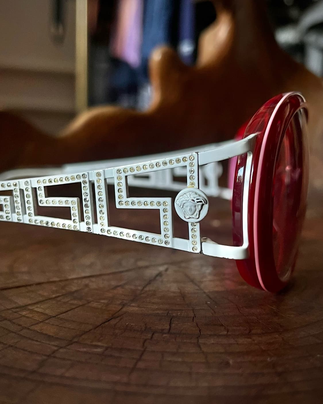 90-00s VERSACE Swarovski Trim Sunglass 상품이미지8