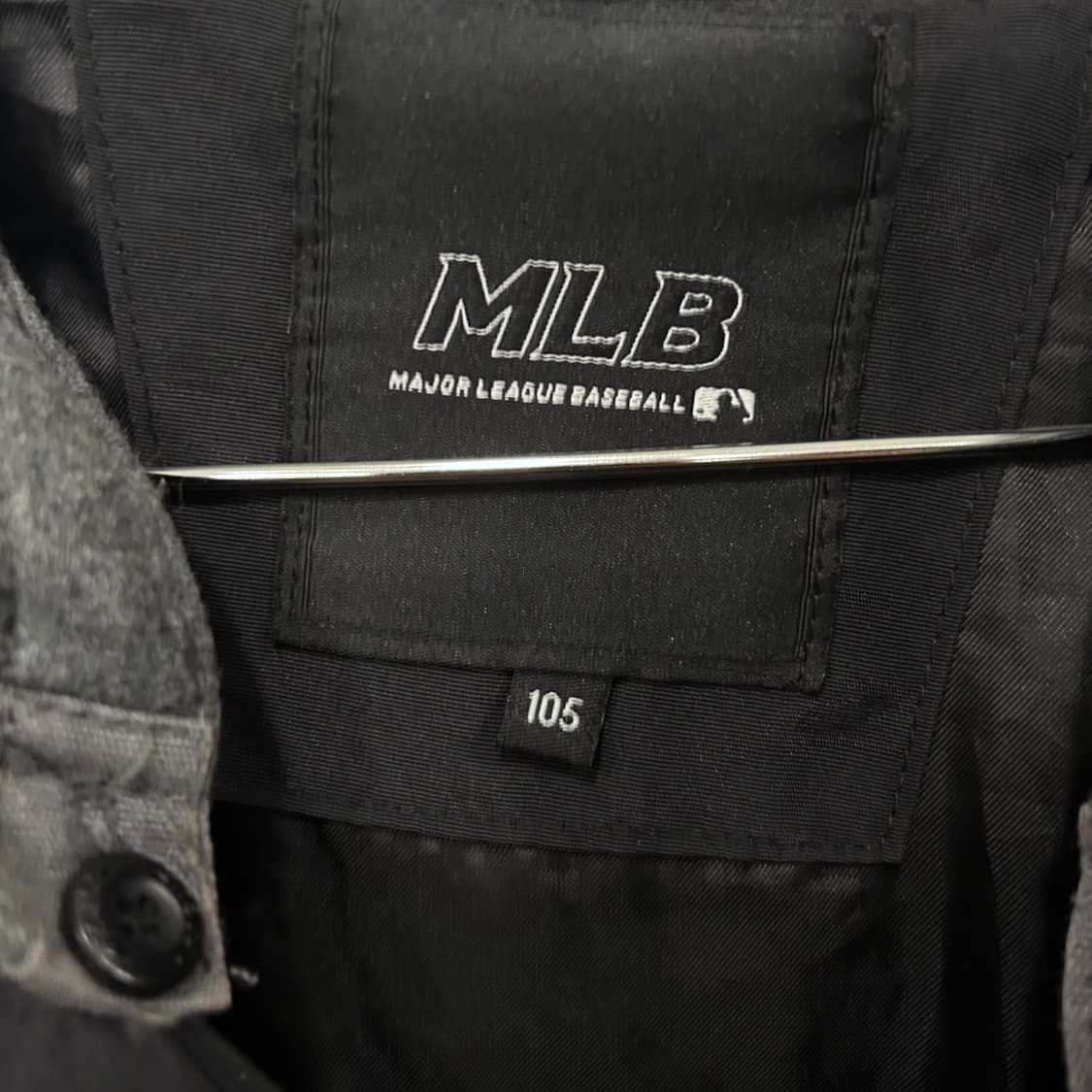 MLB 덕다운 뉴욕양키스 후드탈착 버튼 패딩 상품이미지3