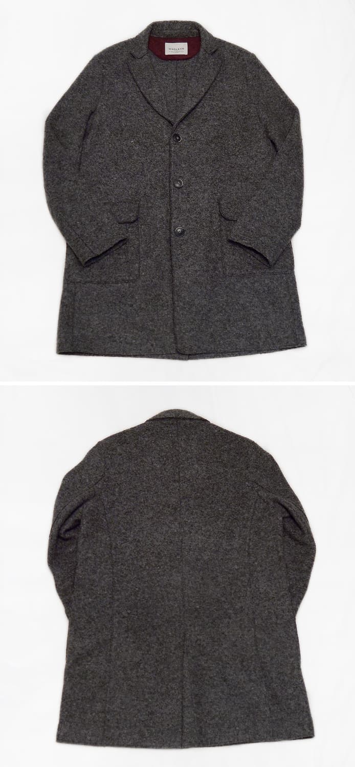 울앤코 바이 시리즈 이태리 메이드 울펠트 코트 자켓 (M / 100+) 상품이미지2
