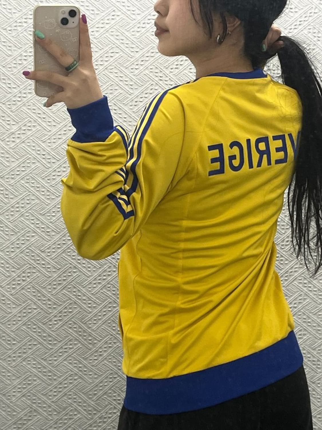 아디다스 레트로 축구 스웨덴 리버시블 트랙탑 져지 집업 90 C06767 상품이미지1