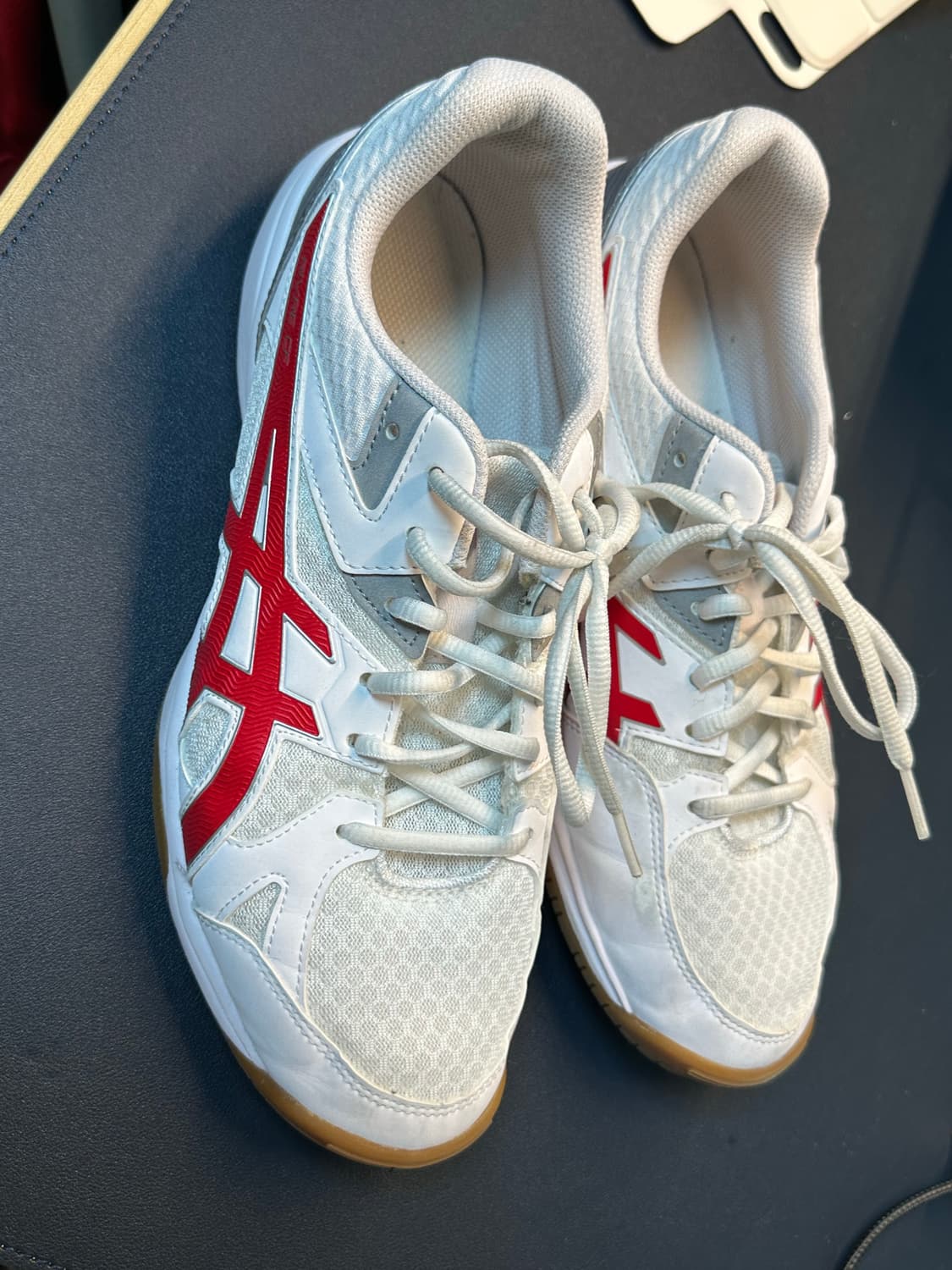 아식스 로테리브레 배구화 270 화이트 레드 상품이미지1