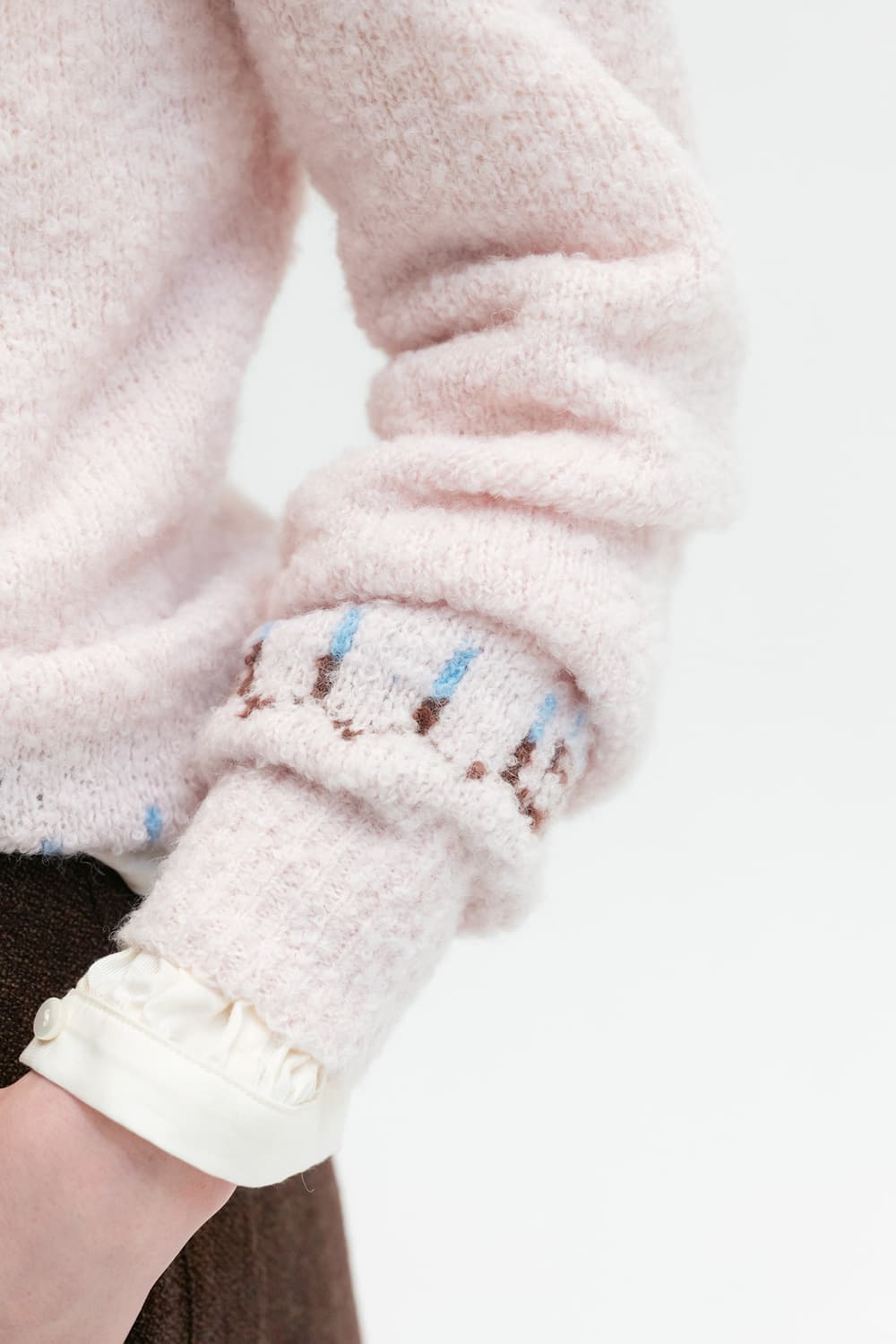 VIA JACQUARD HALFNECK KNIT 상품이미지7