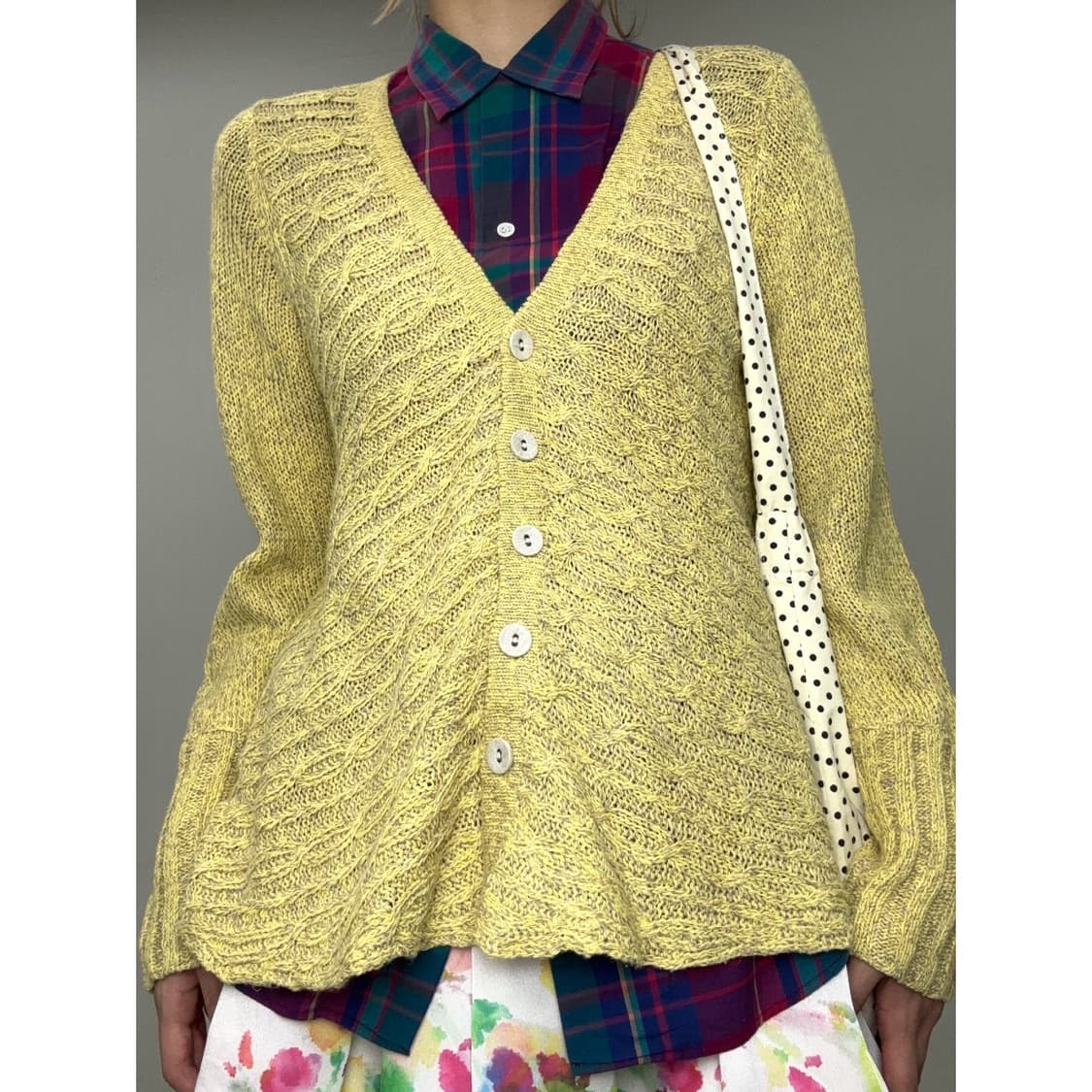 빈티지 린넨 가디건 상품이미지1