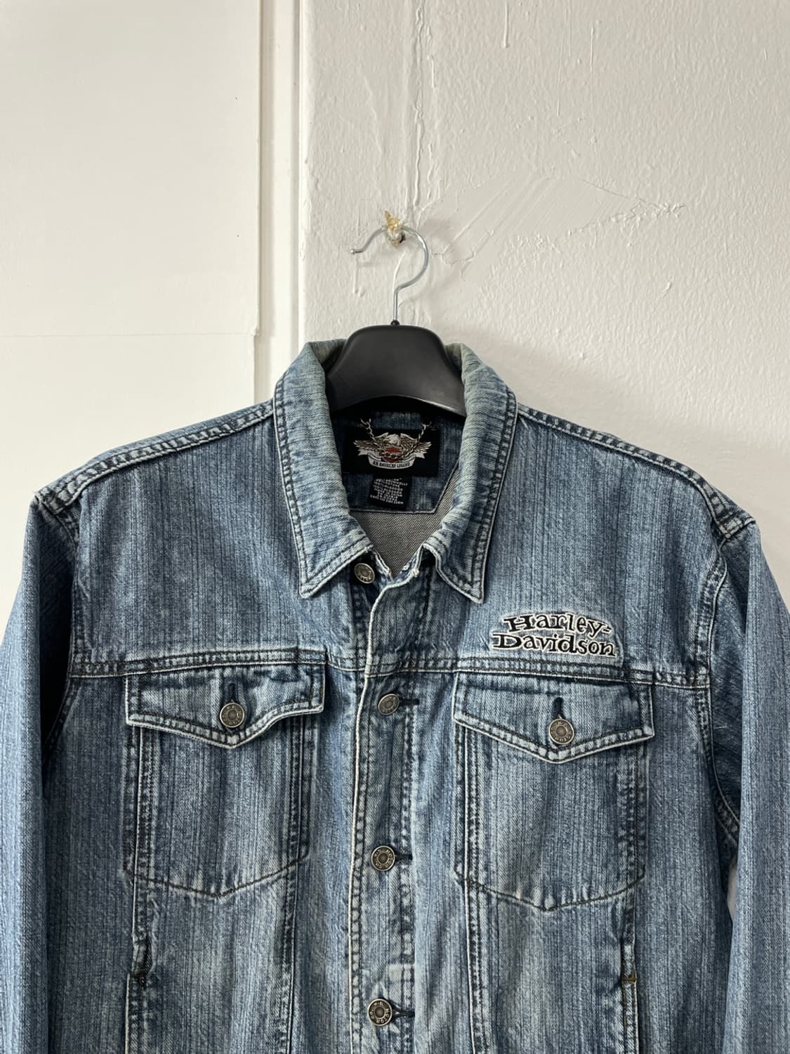 할리 데이비슨 빈티지 데님 자켓 상품이미지4