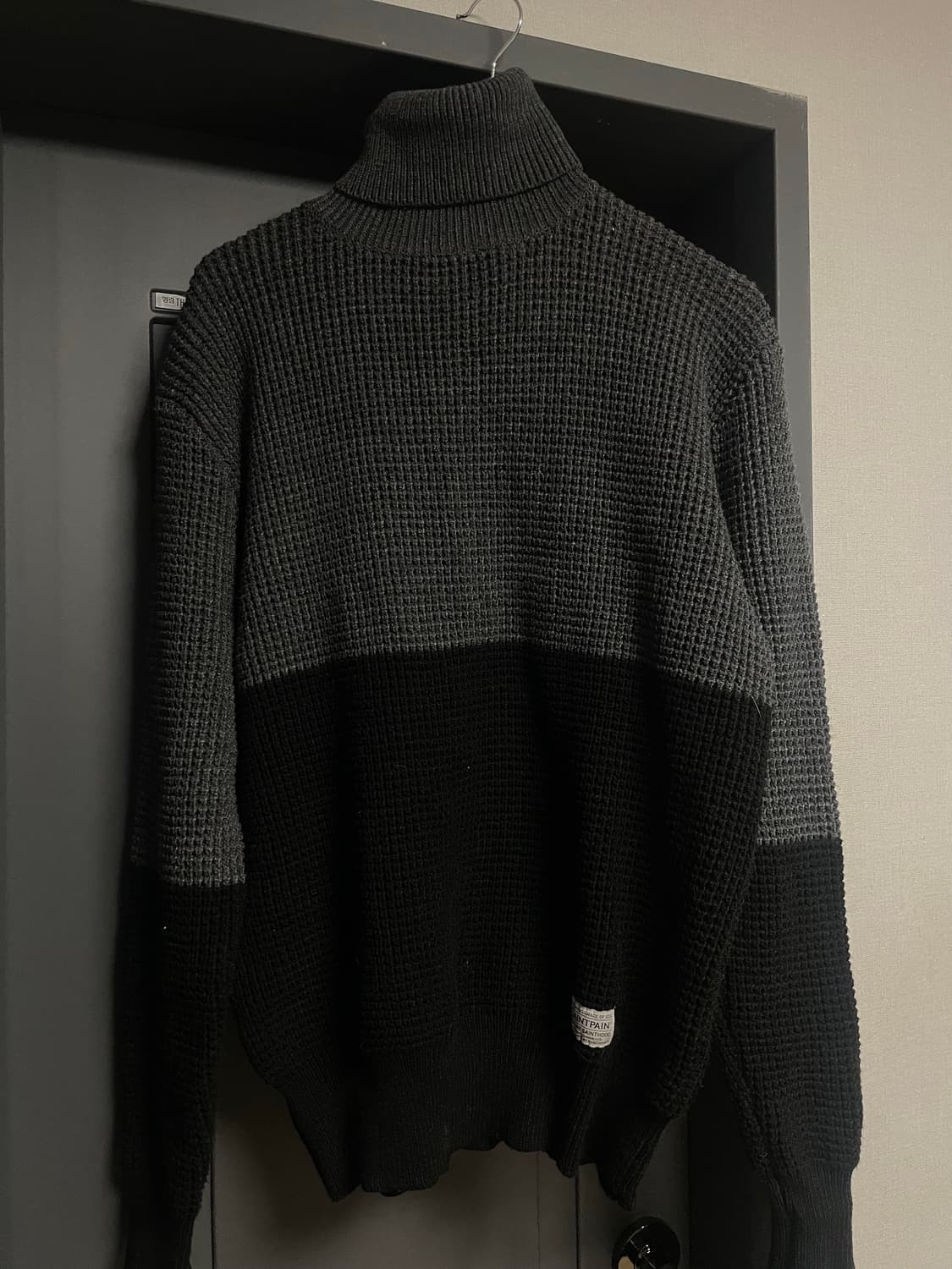 세인트페인 투톤 니트 (L 100-105) 상품이미지1