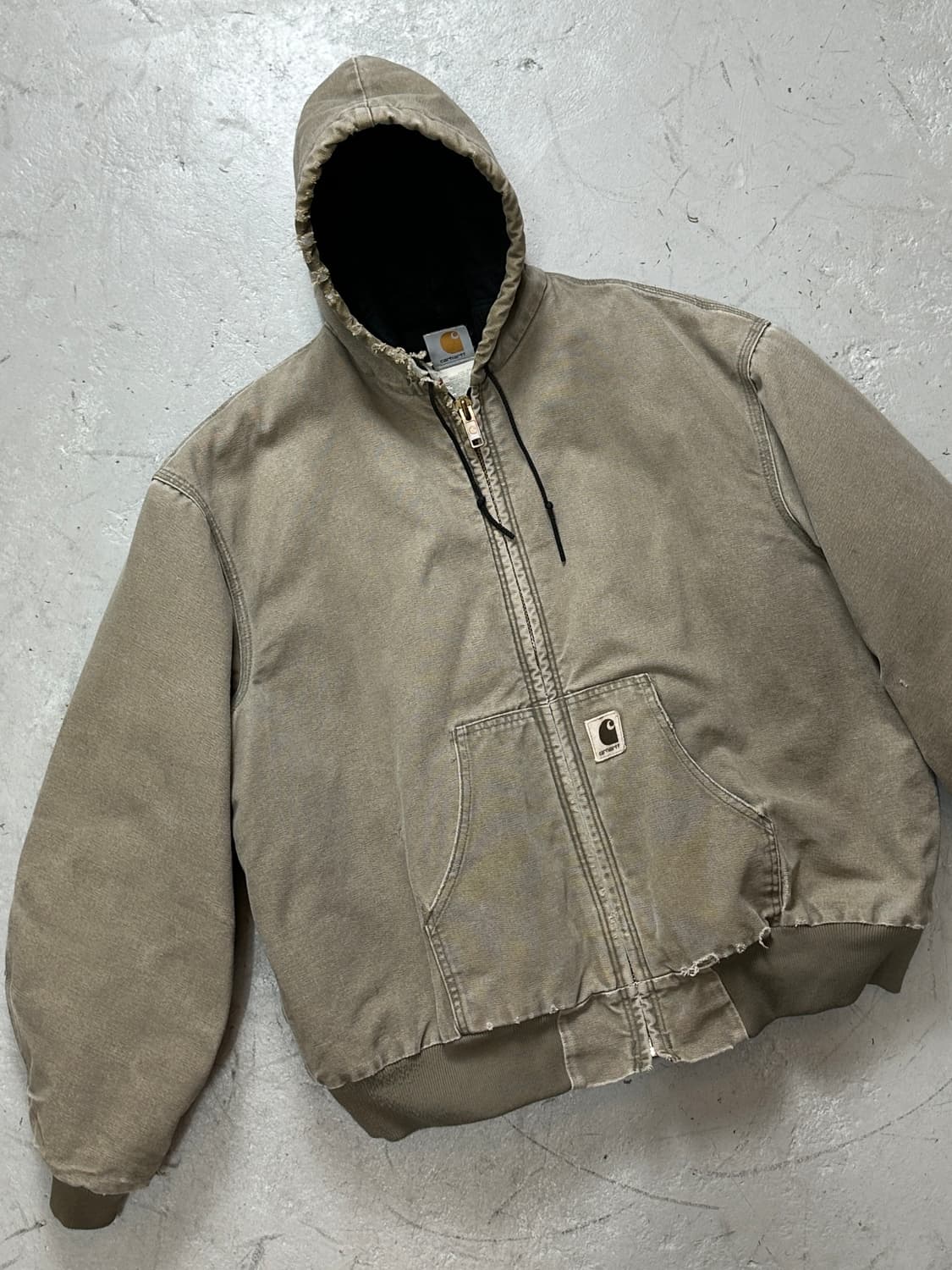 00's OG 칼하트 J68 액티브 자켓 칼하트 DES 후드자켓 상품이미지5