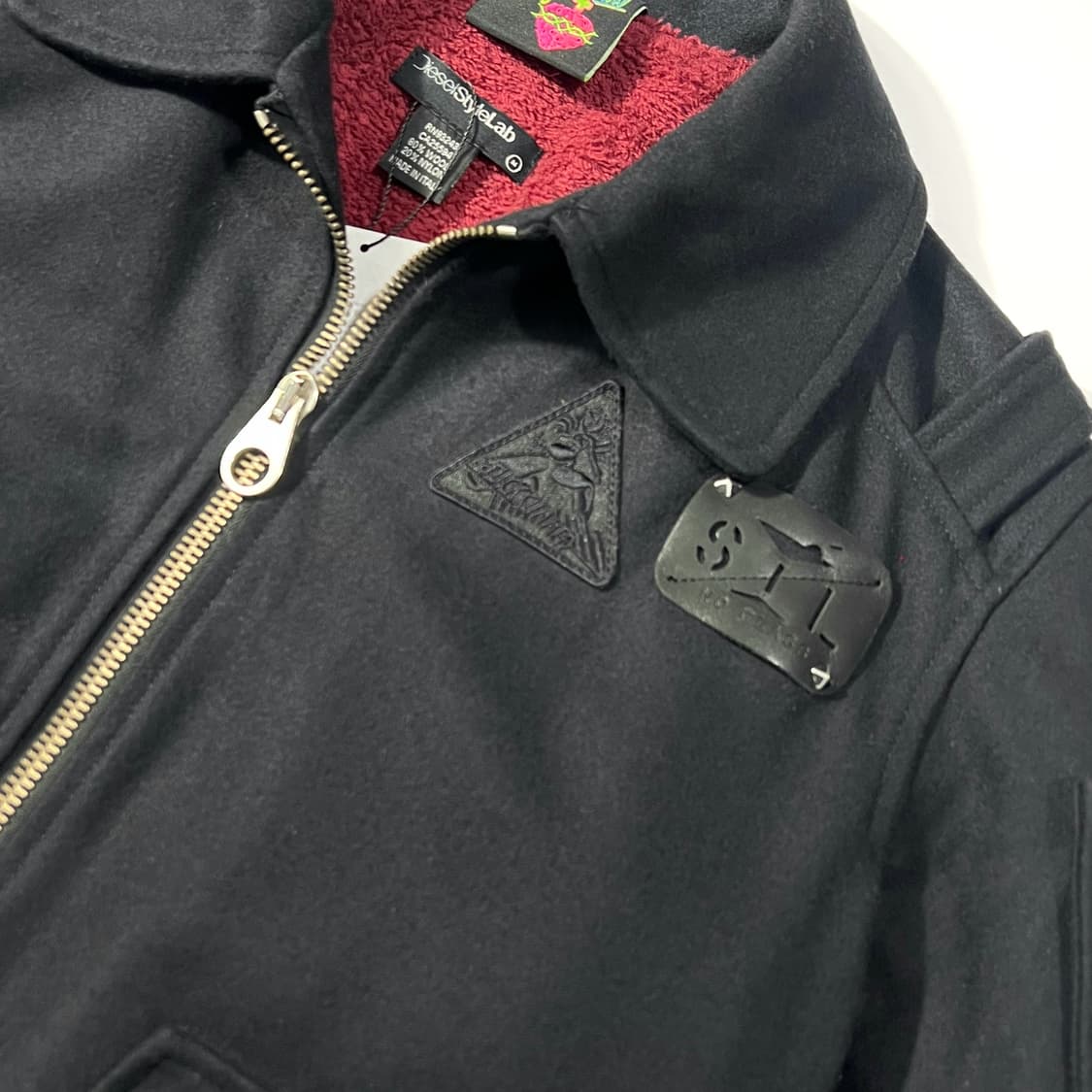 Diesel Style lab Wool Bomber Jacket 상품이미지4