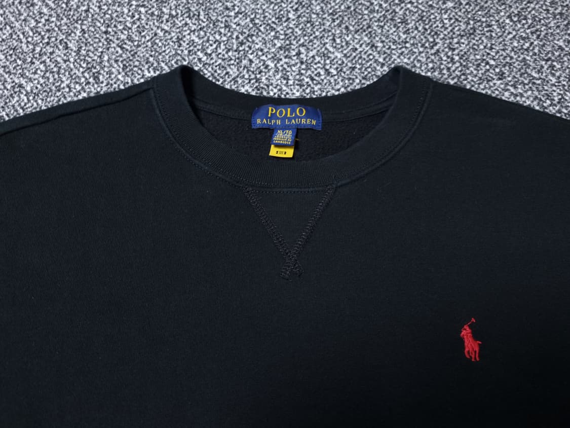 [무료배송][170]폴로 키즈 기모 맨투맨 긴팔티 성인가능 상품이미지5