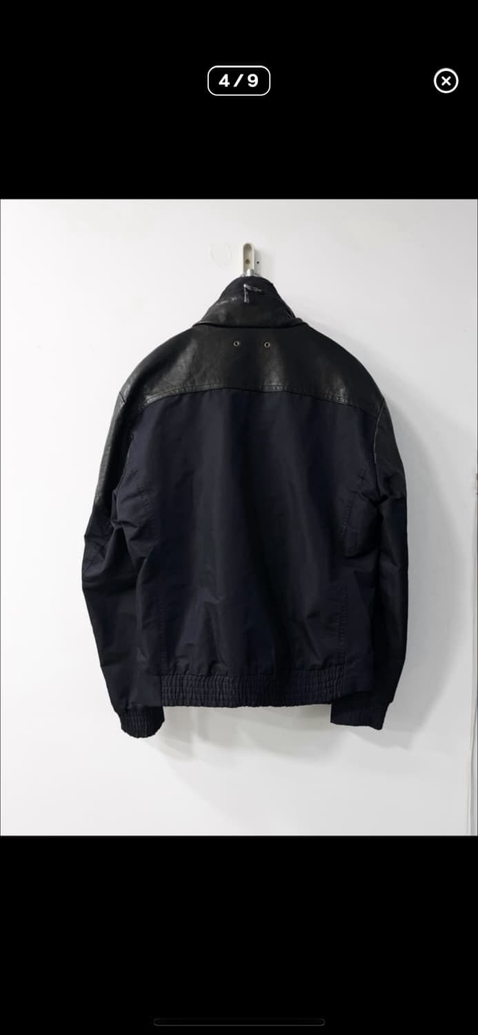 솔리드 옴므 바람막이 레더 레글런 자켓 상품이미지4